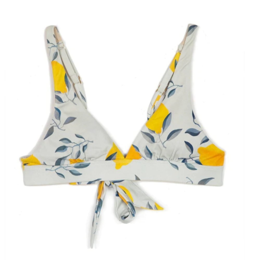 NWT Kitty & Vibe Lemon Plunge Top